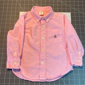 Baby GAP Cotton Bottom Down Shirt